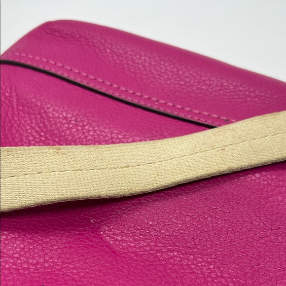 Coach Fuchsia Pink Leather Detachable Strap Crossbody Bag Purse 🌸🌸 - Picture 9 of 9